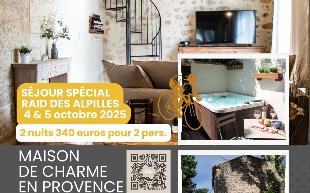 Séjour spécial raid des Alpilles        4 & 5 octobre 2025