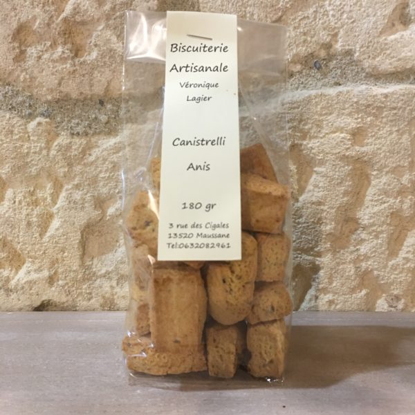 biscuit artisanale sucrée - canistrelli anis - véronique lagier